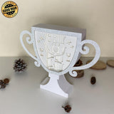 Barcelona - Paper Cut Cup Light Box File - Cricut File - 24,2x28,5cm - LightBoxGoodMan - LightboxGoodman