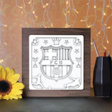 Barcelona – Paper Cut Light Box File - Cricut File - 20x20cm - LightBoxGoodMan - LightboxGoodman