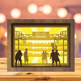 Basket Ball 1 - Paper Cutting Light Box - LightBoxGoodman - LightboxGoodman