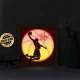 Basketball 3 – Paper Cut Light Box File - Cricut File - 20x20cm - LightBoxGoodMan - LightboxGoodman