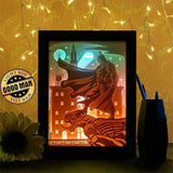 Batman 2 - Paper Cutting Light Box - LightBoxGoodman - LightboxGoodman