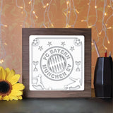 Bayern Munich – Paper Cut Light Box File - Cricut File - 20x20cm - LightBoxGoodMan - LightboxGoodman