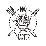 BBQ Master - Cricut File - Svg, Png, Dxf, Eps - LightBoxGoodMan