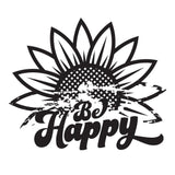 Be Happy - Cricut File - Svg, Png, Dxf, Eps - LightBoxGoodMan