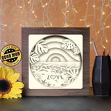 Beach 2 - Paper Cutting Light Box - LightBoxGoodman - LightboxGoodman