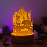 Bear  - 3D Dome Lantern File - Cricut File - LightBoxGoodMan