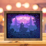 Beauty And Beast 1 - Paper Cut Light Box File - Cricut File - 8x10 inches - LightBoxGoodMan - LightboxGoodman