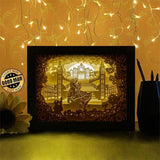 Beauty And Beast 1 - Paper Cutting Light Box - LightBoxGoodman - LightboxGoodman