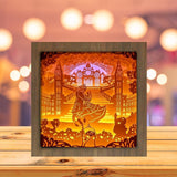 Beauty And Beast 1 Square - Paper Cutting Light Box - LightBoxGoodman - LightboxGoodman