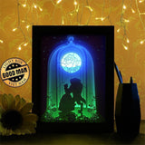 Beauty And Beast 2 - Paper Cutting Light Box - LightBoxGoodman - LightboxGoodman