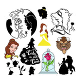 Beauty And The Beast - Cricut File - Svg, Png, Dxf, Eps - LightBoxGoodMan - LightboxGoodman