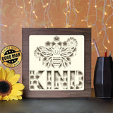 Bee Kind - Paper Cutting Light Box - LightBoxGoodman - LightboxGoodman