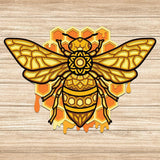 Bee - Paper 3D Layered File - Cricut File - 29x21cm - LightBoxGoodMan - LightboxGoodman