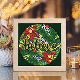 Believe In Spring – Paper Cut Light Box File - Cricut File - 20x20cm - LightBoxGoodMan - LightboxGoodman