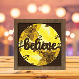 Believe In Spring - Paper Cutting Light Box - LightBoxGoodman - LightboxGoodman