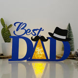 Best Dad Ever - Best Dad Papercut Lightbox File - 7x11.3" - Cricut File - LightBoxGoodMan - LightboxGoodman