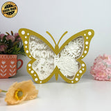 Best Mom - Butterfly Papercut Lightbox File - 6.6x9.2" - Cricut File - LightBoxGoodMan - LightboxGoodman