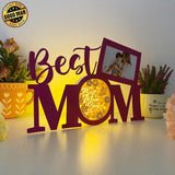 Best Mom Ever - Best Mom Papercut Lightbox File - 11.3x7.4" - Cricut File - LightBoxGoodMan - LightboxGoodman