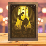 Best Mom Ever - Paper Cutting Light Box - LightBoxGoodman - LightboxGoodman