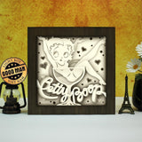 Betty Boop – Paper Cut Light Box File - Cricut File - 8x8 inches - LightBoxGoodMan - LightboxGoodman