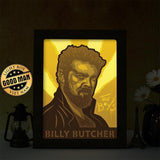 Billy Butcher - Paper Cut Light Box File - Cricut File - 8x10 inches - LightBoxGoodMan - LightboxGoodman