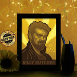 Billy Butcher - Paper Cutting Light Box - LightBoxGoodman - LightboxGoodman