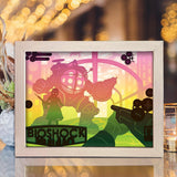 Bioshock – Paper Cut Light Box File - Cricut File - 20x26cm - LightBoxGoodMan - LightboxGoodman