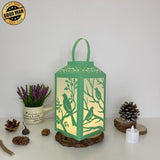 Bird 1 - Paper Cut Lantern File - Cricut File - 10x20cm - LightBoxGoodMan - LightboxGoodman