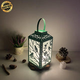 Bird 1 - Paper Cut Lantern File - Cricut File - 10x20cm - LightBoxGoodMan - LightboxGoodman