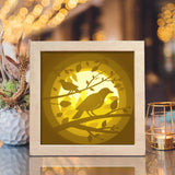 Bird 1 – Paper Cut Light Box File - Cricut File - 8x8 inches - LightBoxGoodMan