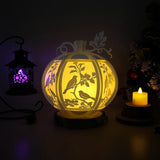 Bird Garden - Pumpkin Lantern File - Cricut File - LightBoxGoodMan - LightboxGoodman