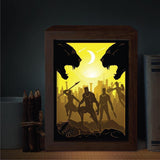 Black Panther 1 - Paper Cut Light Box File - Cricut File - 8x10 inches - LightBoxGoodMan - LightboxGoodman