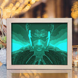 Black Panther 2 - Paper Cut Light Box File - Cricut File - 8x10 inches - LightBoxGoodMan