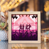 BlackPink – Paper Cut Light Box File - Cricut File - 20x20cm - LightBoxGoodMan - LightboxGoodman