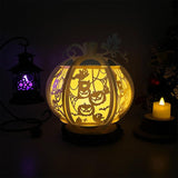 Boo - 3D Pumpkin Lantern File - Cricut File 1 - LightBoxGoodMan