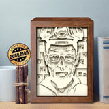 Breaking Bad - Paper Cut Light Box File - Cricut File - 8x10 inches - LightBoxGoodMan - LightboxGoodman