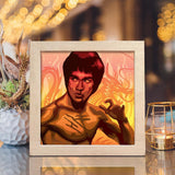 Bruce Lee – Paper Cut Light Box File - Cricut File - 20x20cm - LightBoxGoodMan - LightboxGoodman