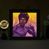 Bruce Lee – Paper Cut Light Box File - Cricut File - 20x20cm - LightBoxGoodMan - LightboxGoodman