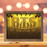 BTS Band - Paper Cutting Light Box - LightBoxGoodman - LightboxGoodman