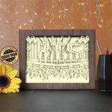 BTS Band - Paper Cutting Light Box - LightBoxGoodman - LightboxGoodman