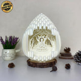 Buddha 1 - 3D Pop-up Light Box Droplet File - Cricut File - LightBoxGoodMan - LightboxGoodman