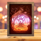 Buddha 1 - Paper Cutting Light Box - LightBoxGoodman