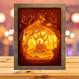 Buddha 1 - Paper Cutting Light Box - LightBoxGoodman - LightboxGoodman