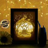 Buddha 1 - Paper Cutting Light Box - LightBoxGoodman - LightboxGoodman