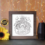 Buddha 1 Square - Paper Cutting Light Box - LightBoxGoodman - LightboxGoodman