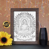 Buddha 2 - Paper Cutting Light Box - LightBoxGoodman - LightboxGoodman