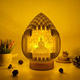 Buddha 3 - 3D Pop-up Light Box Droplet File - Cricut File - LightBoxGoodMan