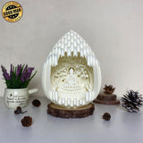 Buddha 3 - 3D Pop-up Light Box Droplet File - Cricut File - LightBoxGoodMan - LightboxGoodman