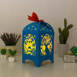 Bunny Easter 2 - Paper Cut Lantern File - Cricut File - 4x8" - LightBoxGoodMan - LightboxGoodman