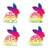 Bunny Spectrum Stickers - Cricut File - Svg, Png, Dxf, Eps - LightBoxGoodMan - LightboxGoodman